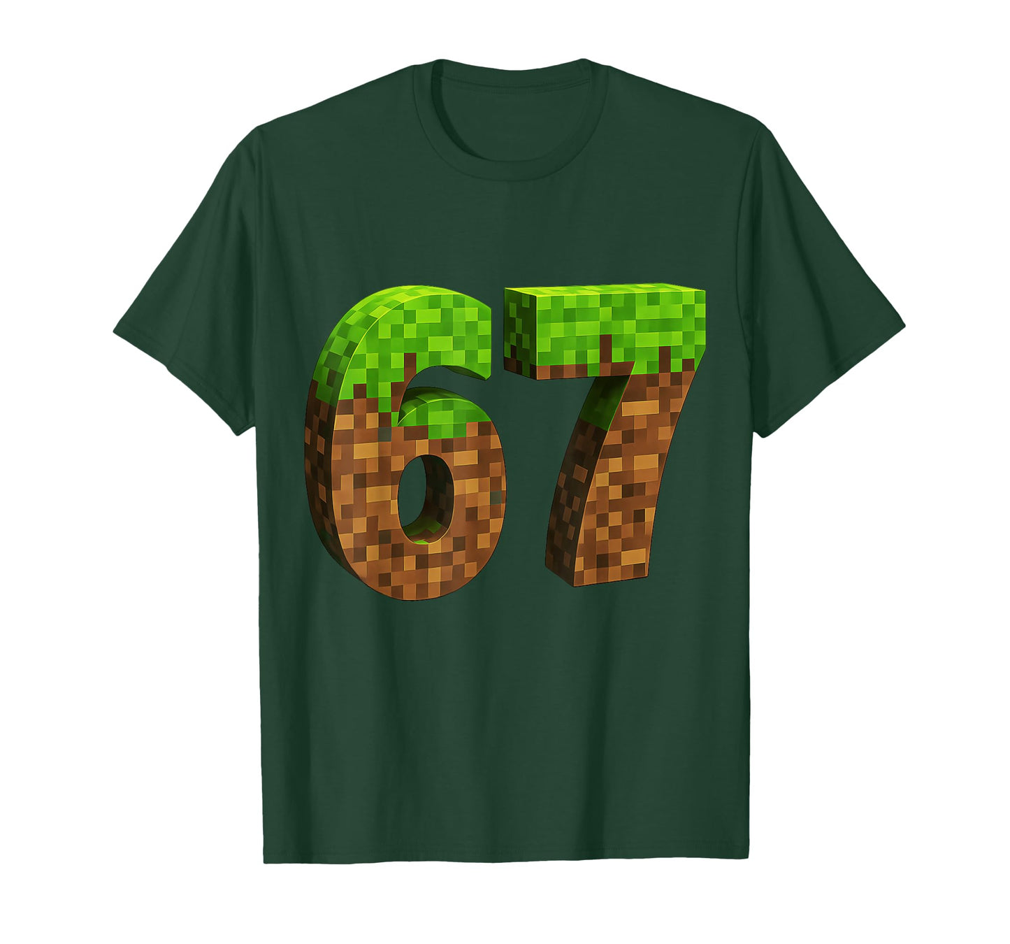 Funny Six Seven 6 7 Meme Gen Alpha Slang Game Pixel 67 Boys T-Shirt
