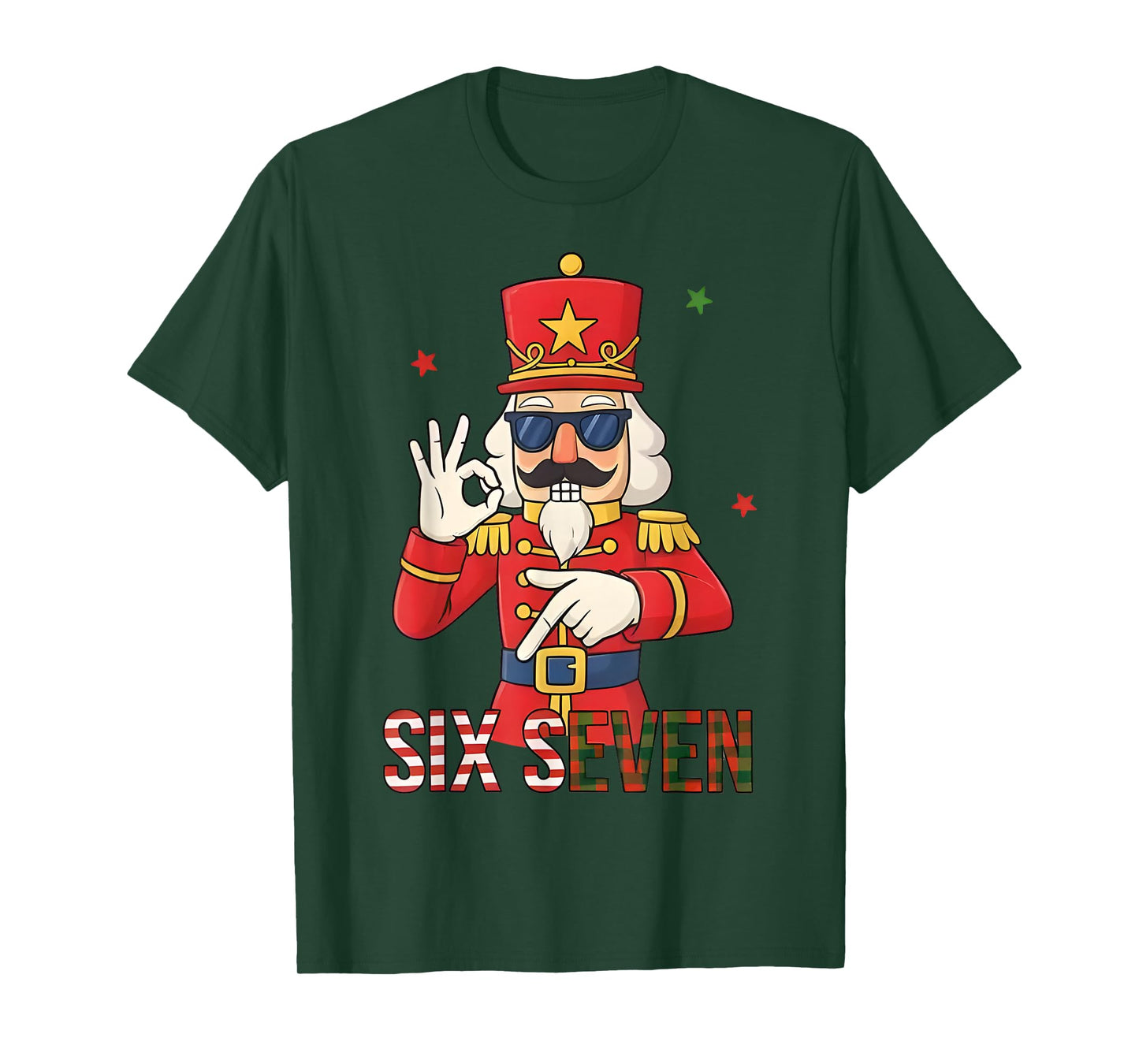 Nutcracker 67 Six Seven Christmas Meme Humor Men Women T-Shirt