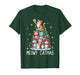 Meowy Catmas Cat Christmas Tree Xmas Girls Boys Funny Santa T-Shirt