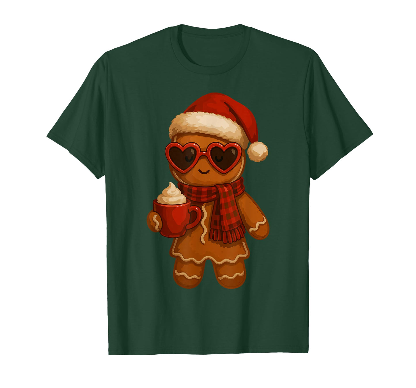 Gingerbread Christmas for Women Girls Funny Xmas T-Shirt