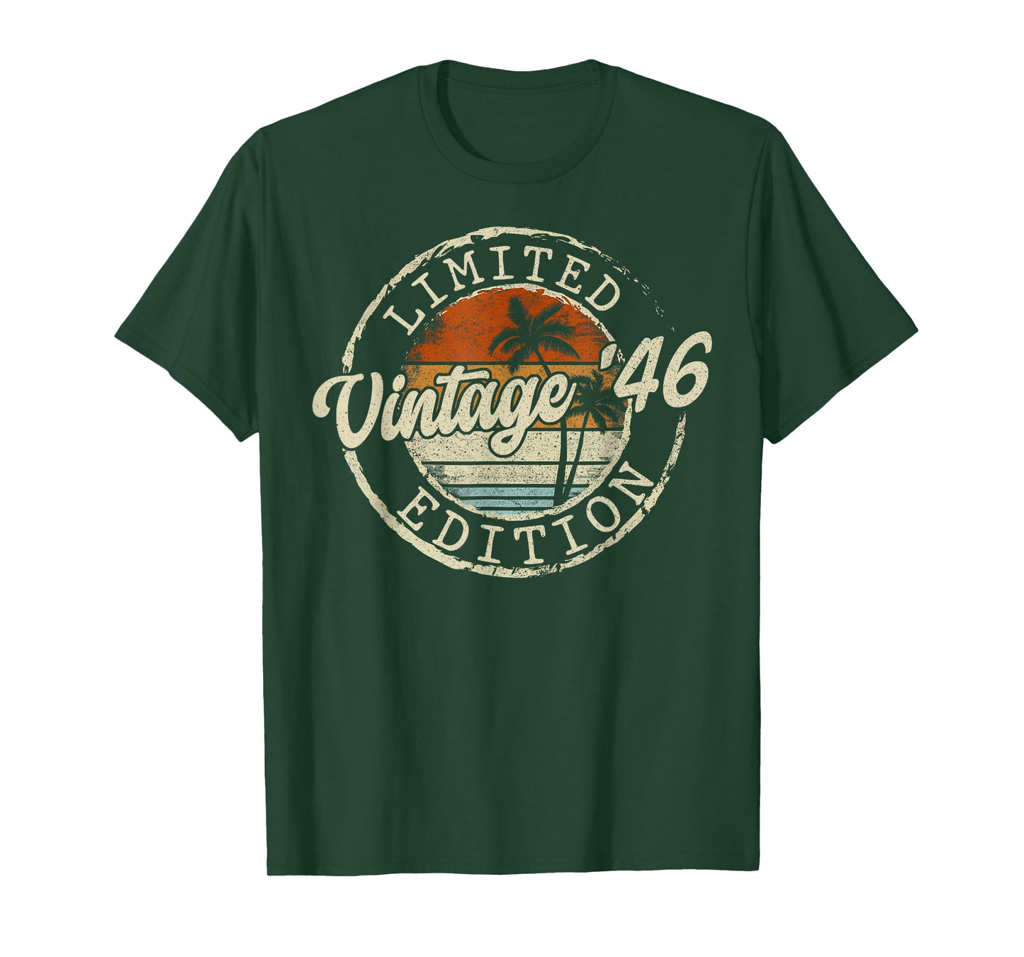 80th Birthday Vintage 1946 Limited Edition 80 Year Old Men T-Shirt
