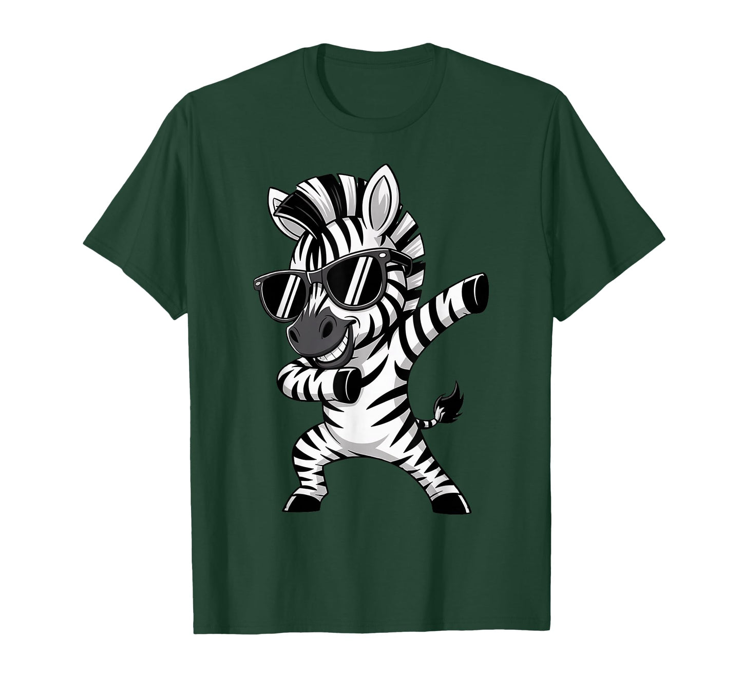 Cute Dabbing Zebra Clothes Kids Toddler Boys Animal Print T-Shirt