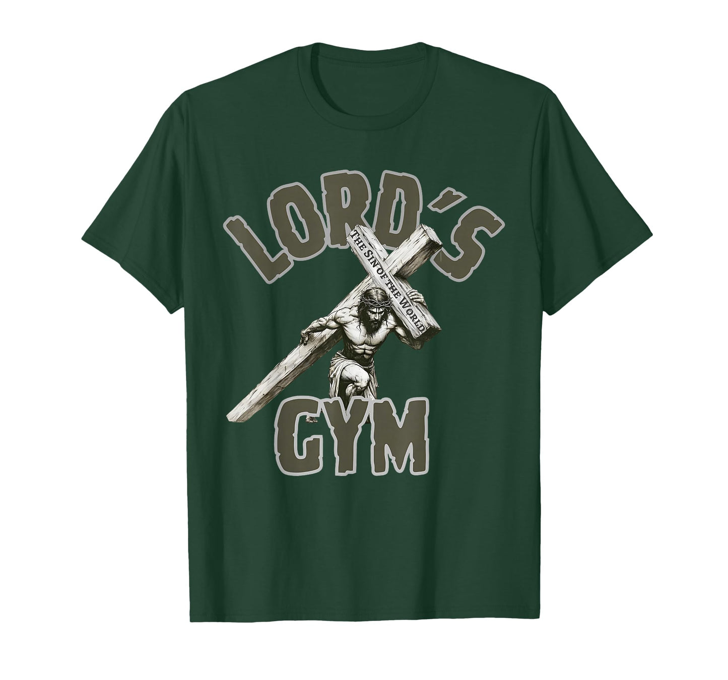 Lord Gym Jesus His Pain Your Gain Christian World Jesus T-Shirt