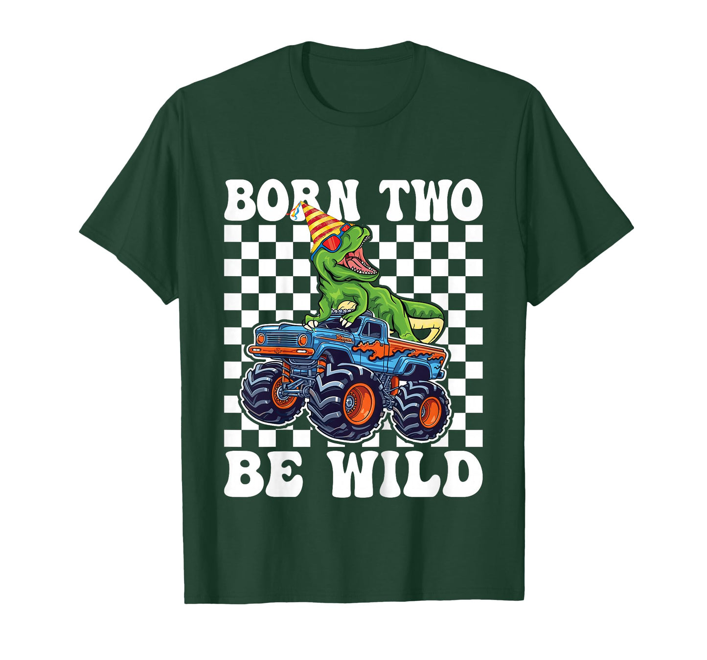 2nd Birthday Monster Truck 2 Year Old Boys 2nd Party T-Shirt