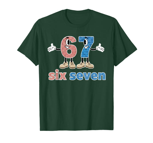Six Seven Baseball 67 Baseball Lifestyle 101 T-Shirt