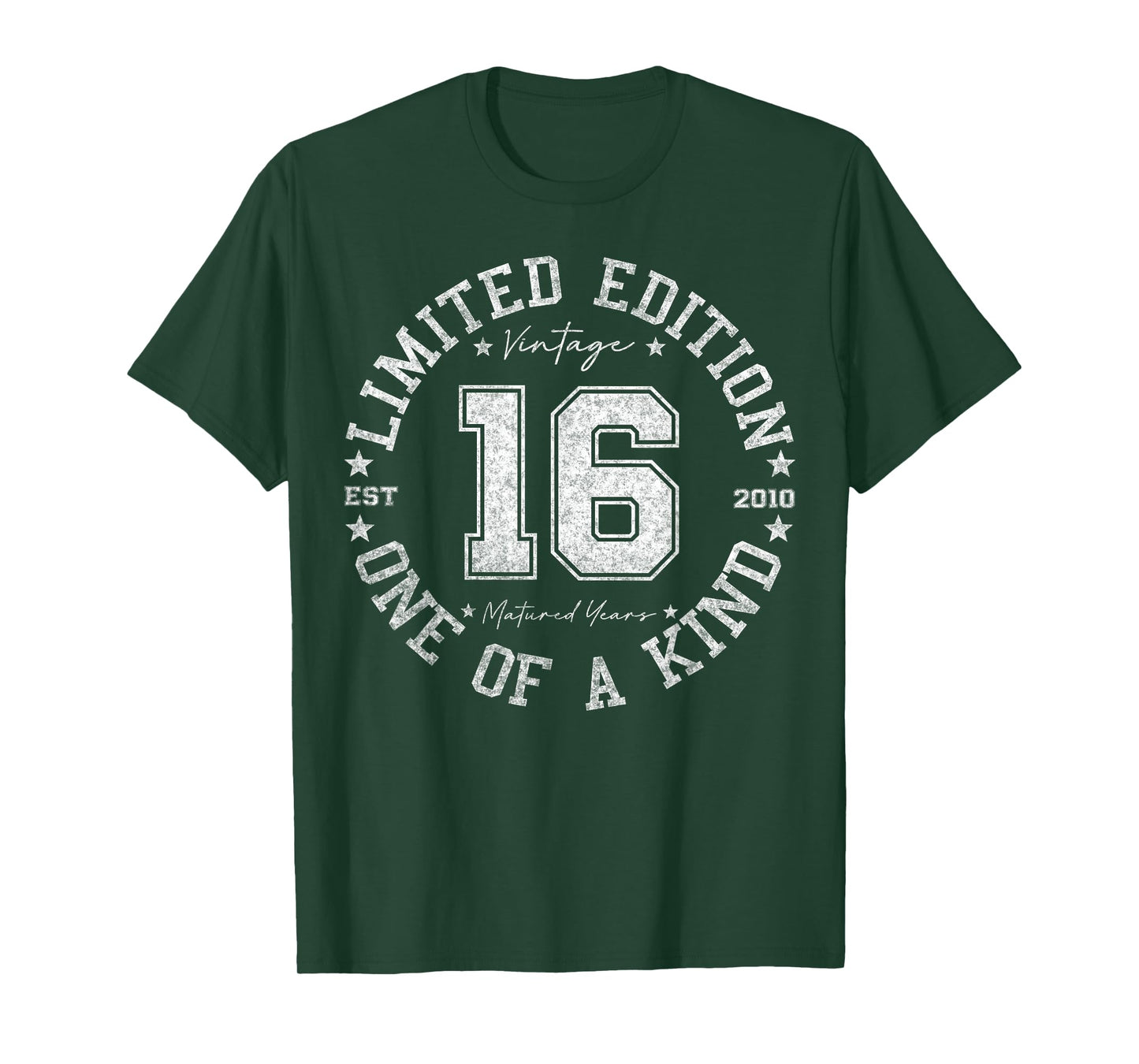 16 Year Old Gifts Vintage 2010 Limited Edition 16th Birthday T-Shirt