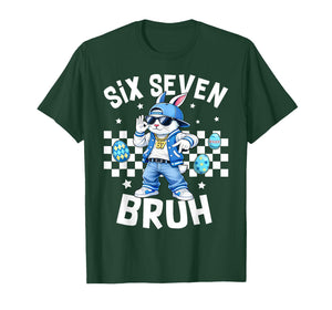 Easter Six Seven Bruh 67 Bunny Sunglasses Men Teens Boys T-Shirt