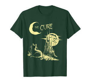 Retro The Cure Cat Gothic Cat Lover Men Women Kids T-Shirt