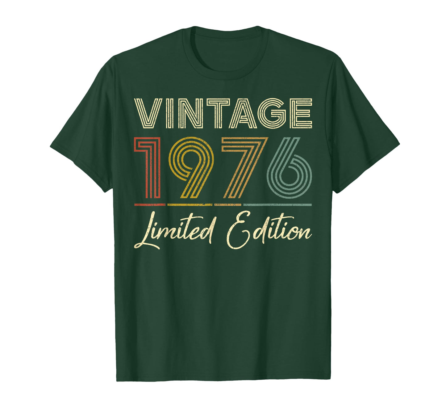 Vintage 1976 Limited Edition 50-Year-Old Gifts 50th Birthday T-Shirt