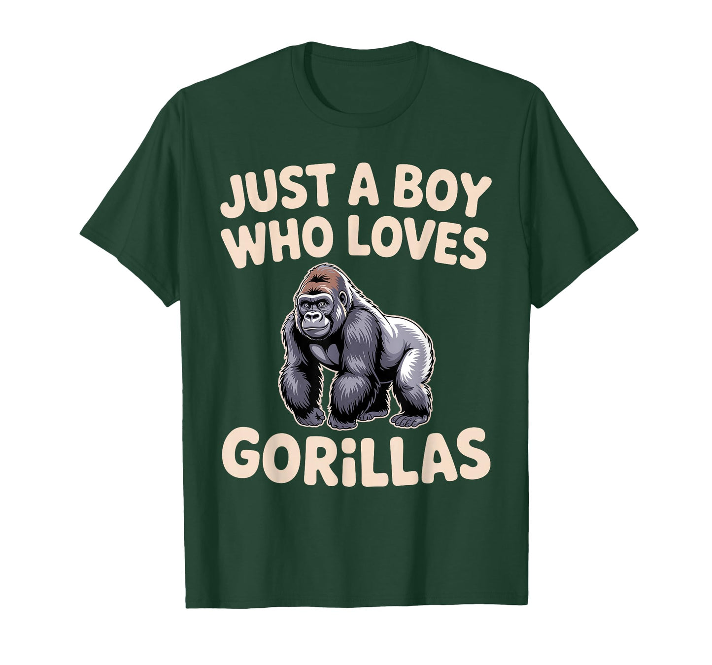 Cool Gorilla Design for Boys Men Kids Primate Gorilla Lover T-Shirt
