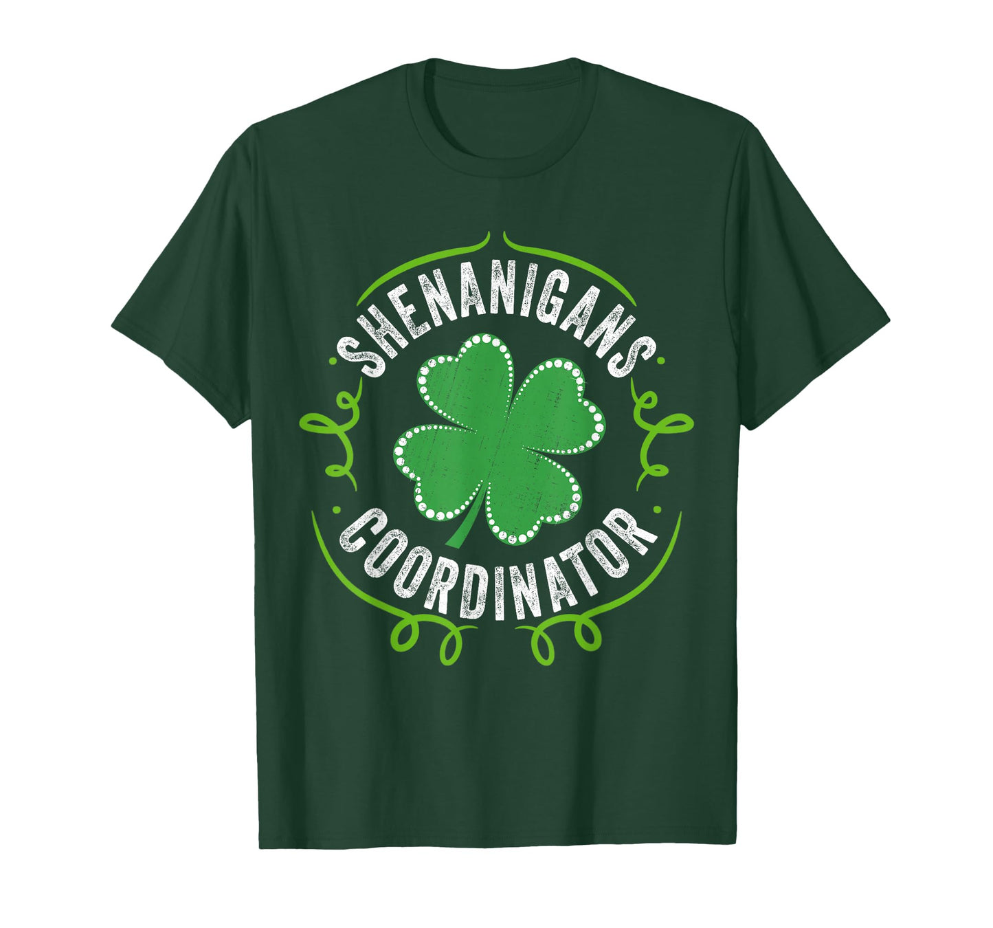 Shenanigans Coordinator Matching Teacher St Patrick's Day T-Shirt