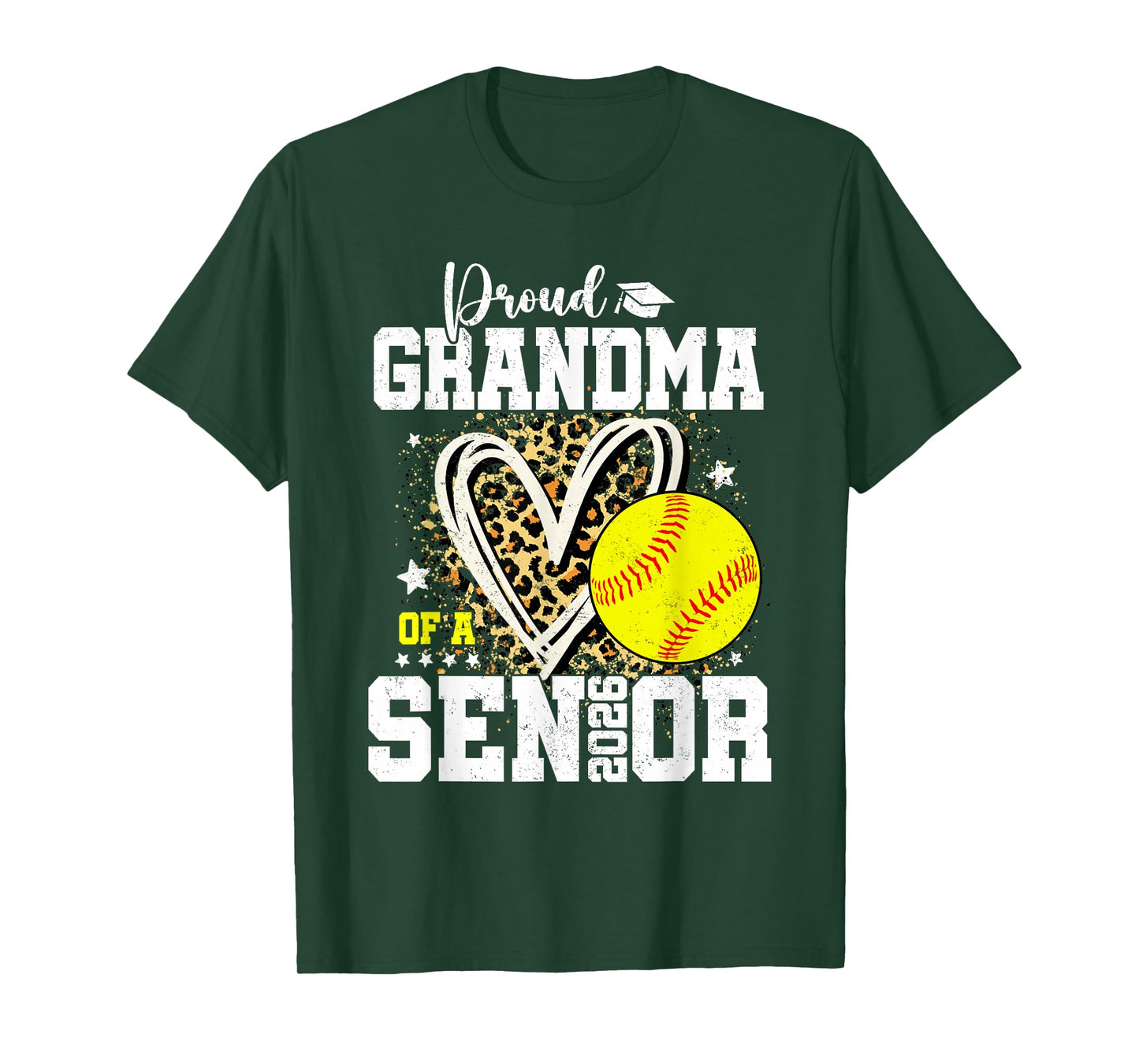 Proud Grandma of A 2026 Senior Softball Player Graduation T-Shirt