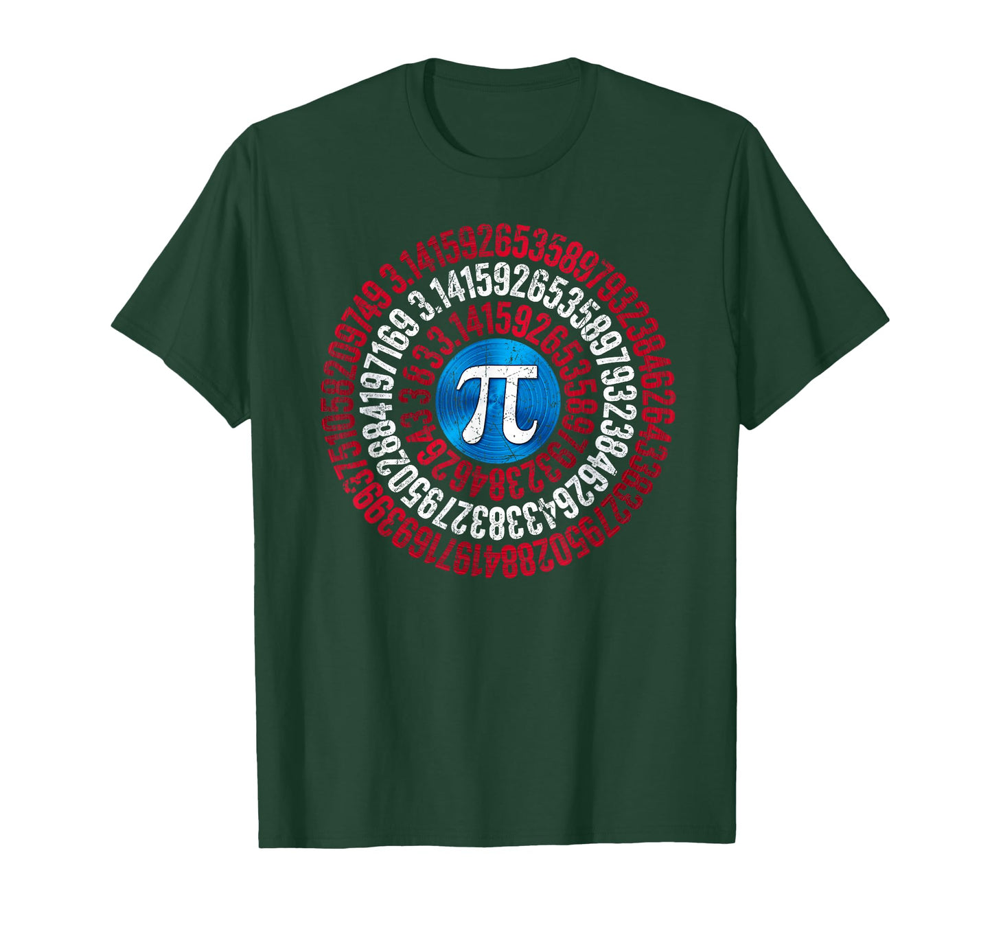 Pi Digits Circle Pi Day 3.14 Math Nerd Men Women Kids T-Shirt