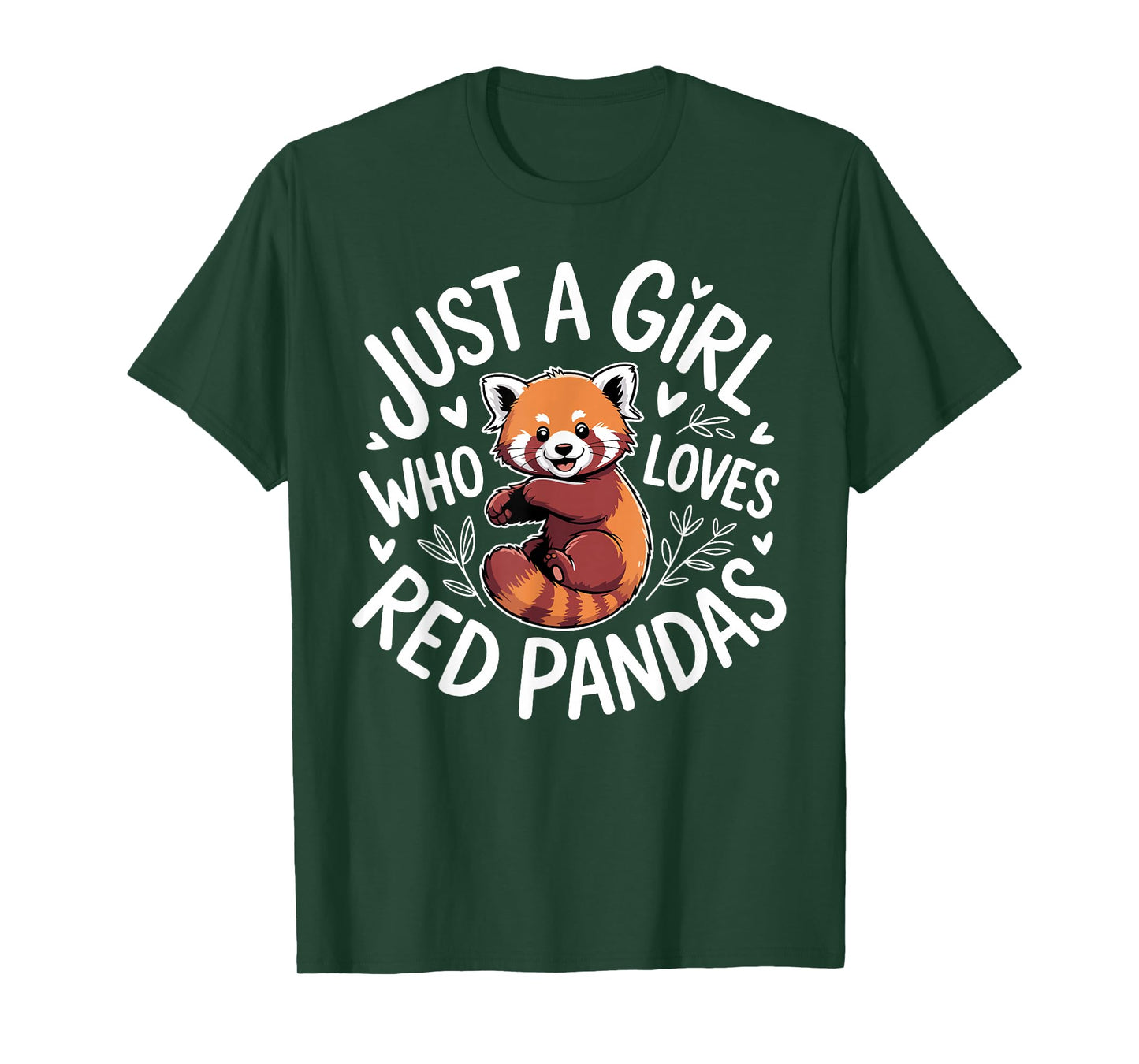 Cute Red Panda Costume for Women Girls Kids Red Panda Lover T-Shirt