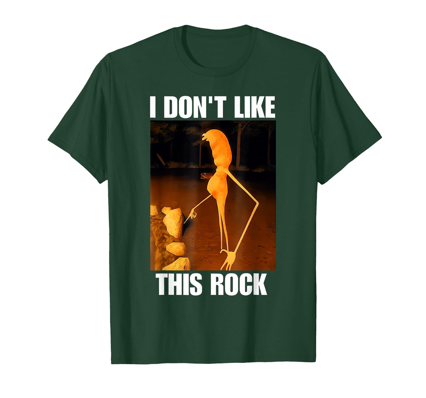 I Don't Like This Rock Marcus The Worm Robert Meme T-Shirt