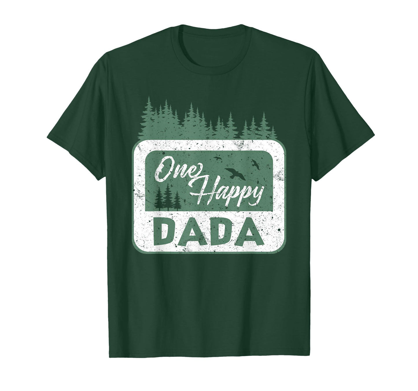 One Happy Dada Camper 1St Birthday Camping Bear T-Shirt