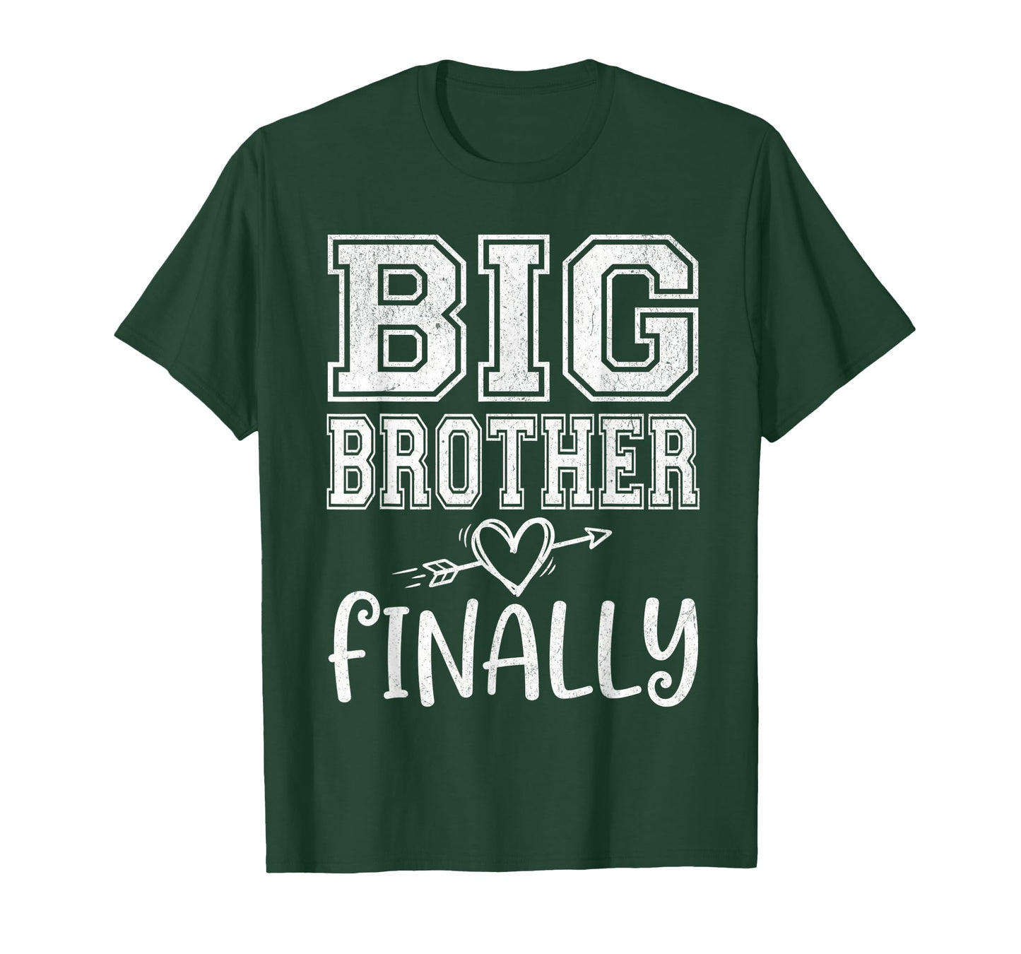 Funny Big Brother Finally for Boys Kids Toddler Big Bro T-Shirt