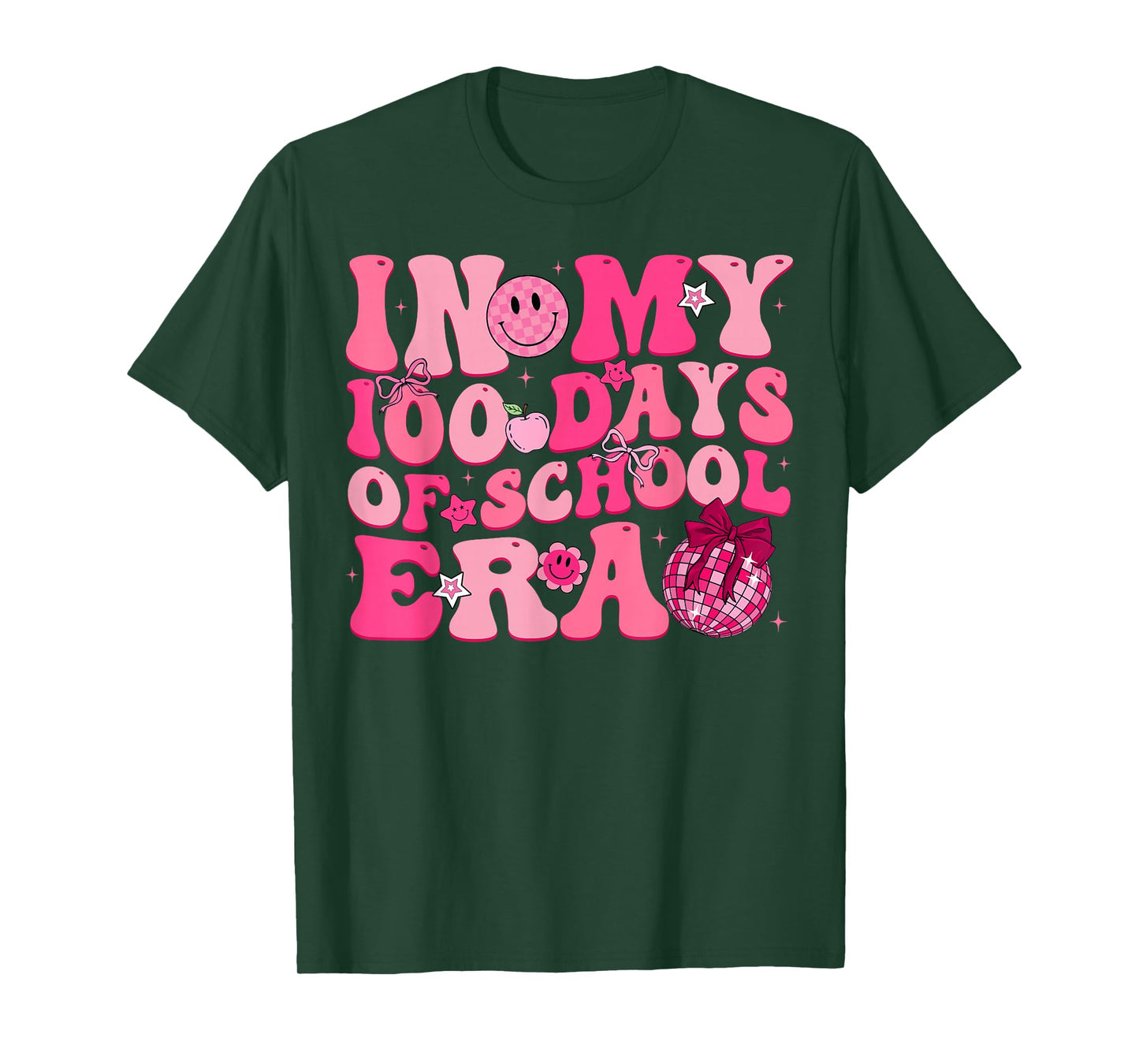 Groovy in My 100 Days of School Era Girl Kid Teacher T-Shirt