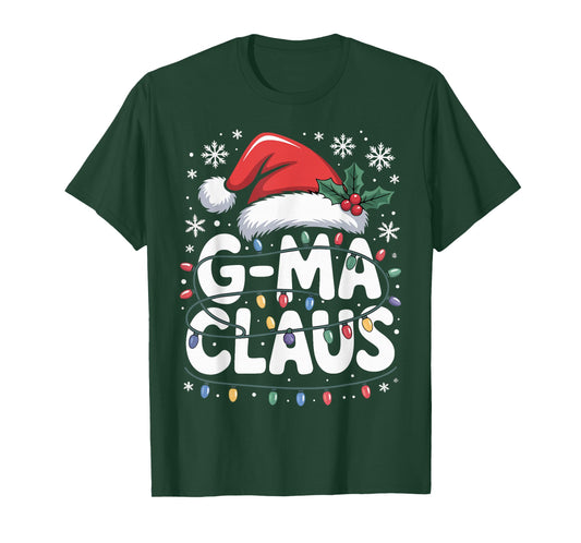 G-Ma Claus Matching Family Christmas Holiday Party Design T-Shirt