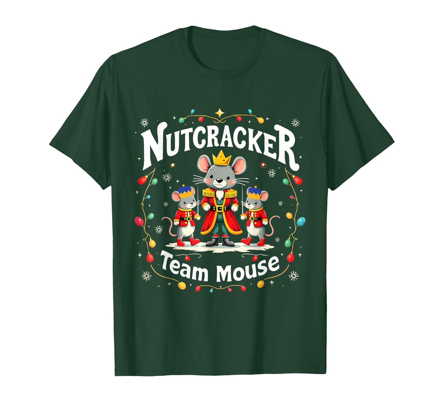 Christmas Nutcracker Team Mouse Funny Soldier Xmas Pajamas T-Shirt