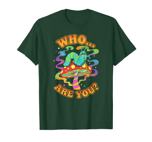Alice in Wonderland Caterpillar Lewis Carroll Illustration T-Shirt