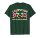 I Survived 67 + 33 Days of School Ice Cream Drip Girl Boy T-Shirt