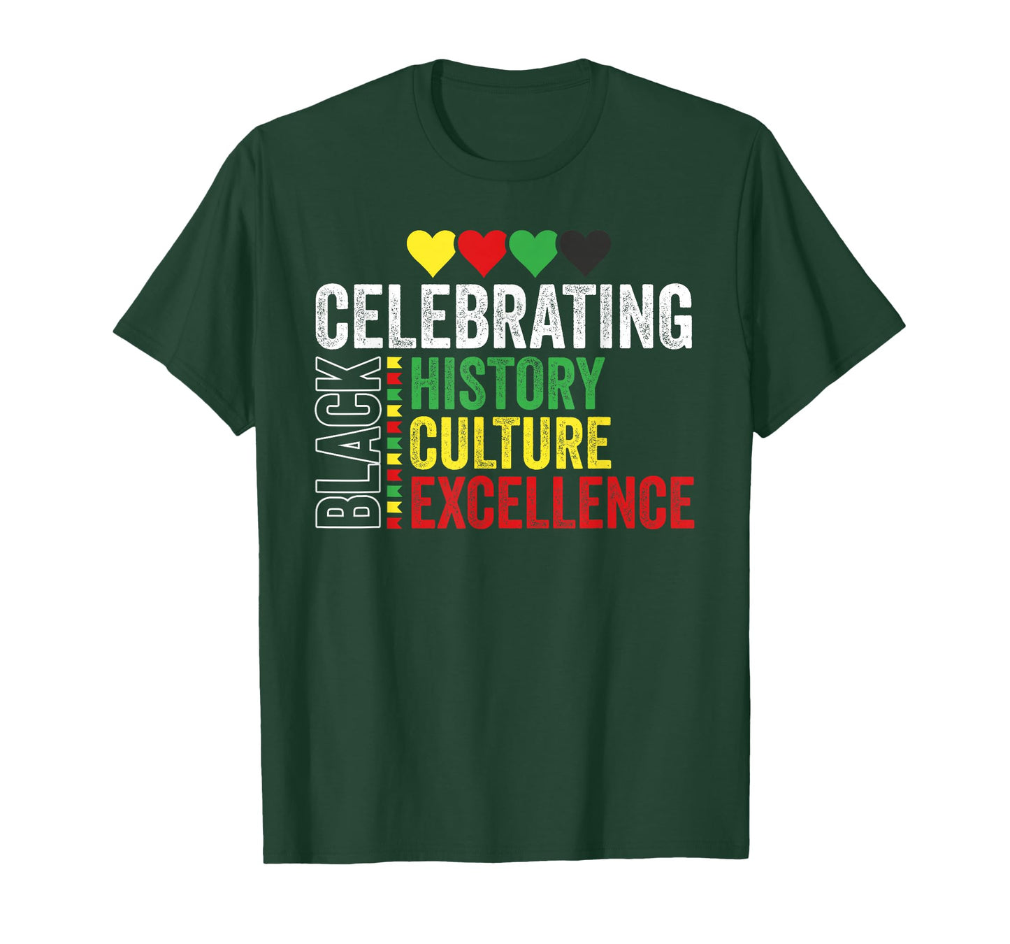 Celebrating Black History Month Afro African Women Men Kids T-Shirt