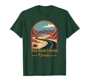 Red Rock Canyon Mountain Springs Nevada Souvenir Men Women T-Shirt