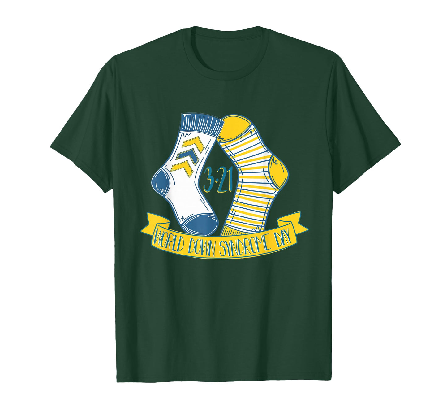 World Down Syndrome Awareness 3 21 Day Inspirational Support T-Shirt