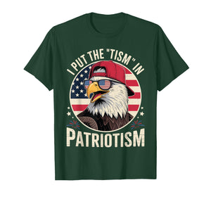 American Flag Eagle Patriotic Eagle Fireworks 4th of July T-Shirt
