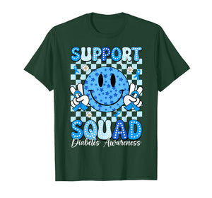 in November We Wear Blue Diabetes Awareness Support Squad T-Shirt