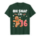 Christmas Oh Snap 16 Year Old Gingerbread Man 16th Birthday T-Shirt
