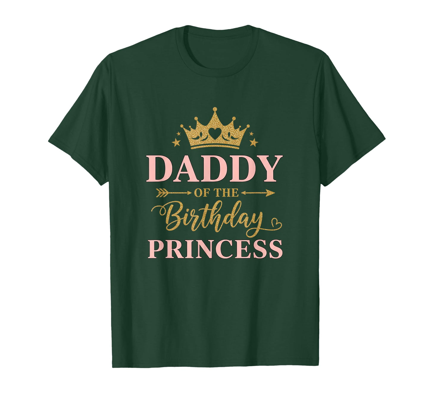 Dad Daddy of The Birthday Princess, Birthday Family Match T-Shirt