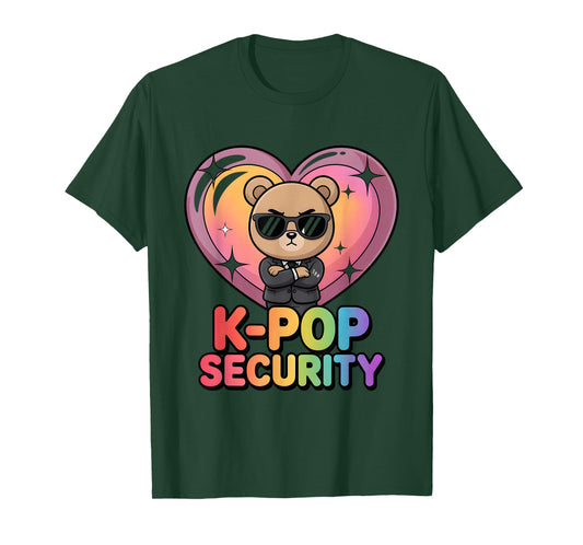 K-Pop Security Parent Edition Funny Mom Dad Concert Korean T-Shirt
