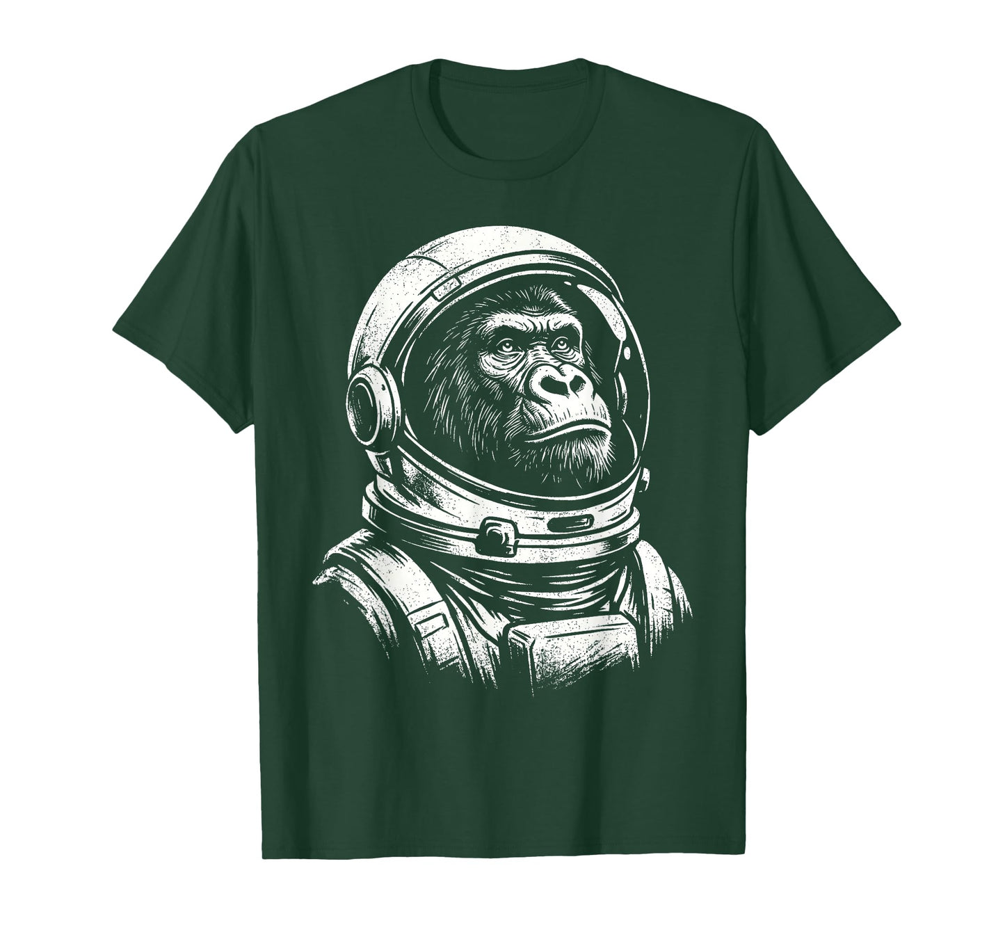 Vintage Astronaut Gorilla Space Cosmonaut Animal T-Shirt
