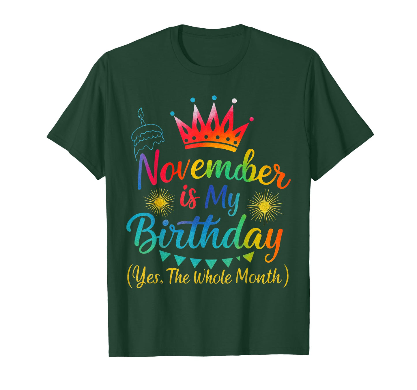 November is My Birthday Funny Quote Celebration T-Shirt