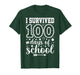 I Survived 100 Days of School Students Teachers 100th Days T-Shirt