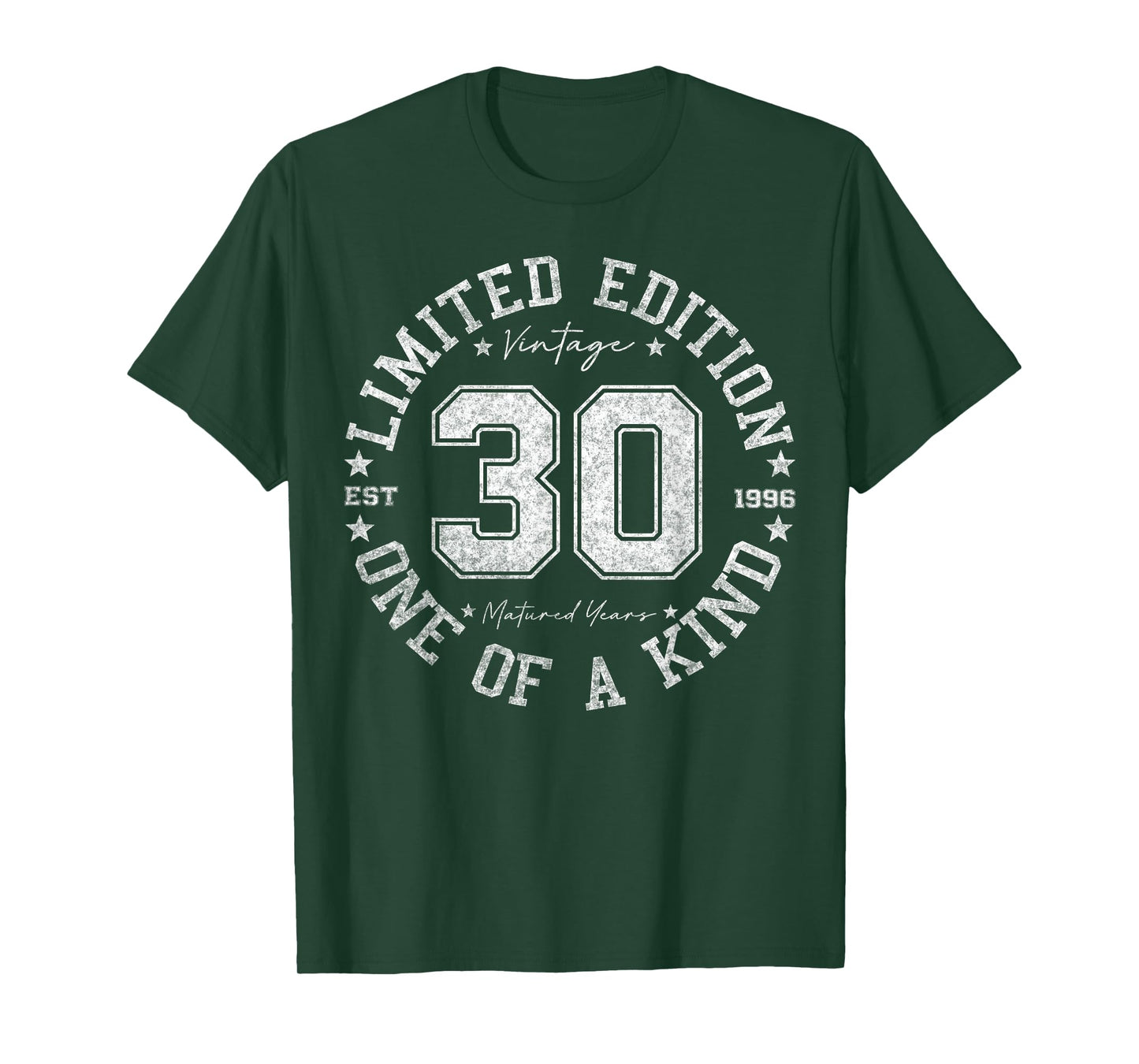 30 Year Old Gifts Vintage 1996 Limited Edition 30th Birthday T-Shirt