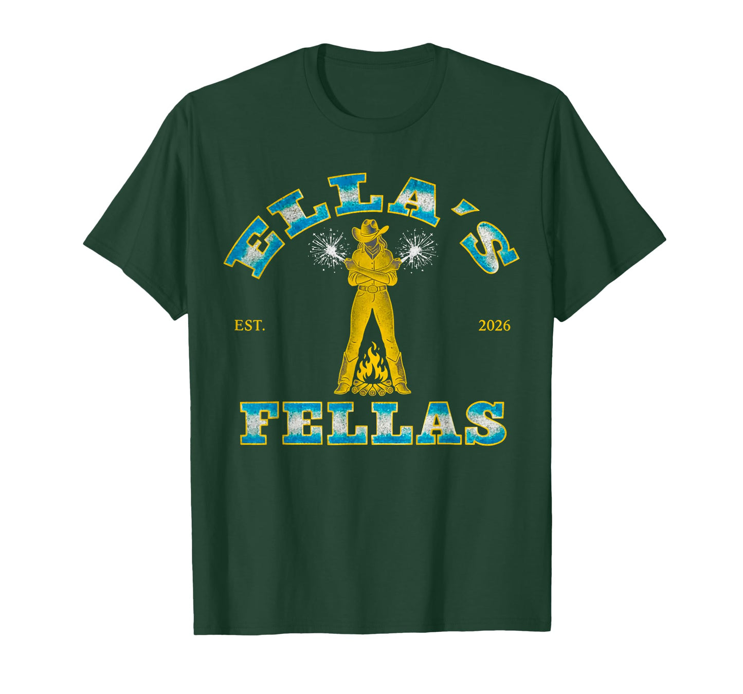 Ellas Fellas Vintage Matching Squad for Men Women T-Shirt