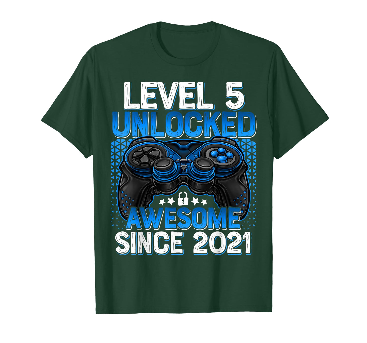 Level 5 Unlocked 5 Year Old Gifts for Boys 5th Birthday Boy T-Shirt