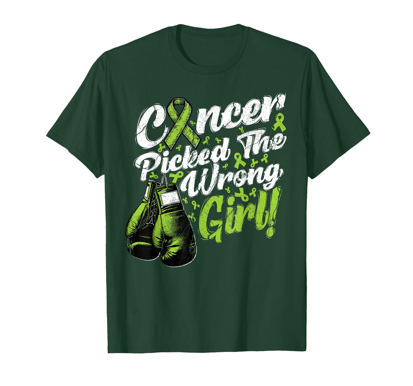 Lymphoma Cancer Picked The Wrong Girl Awareness Support T-Shirt