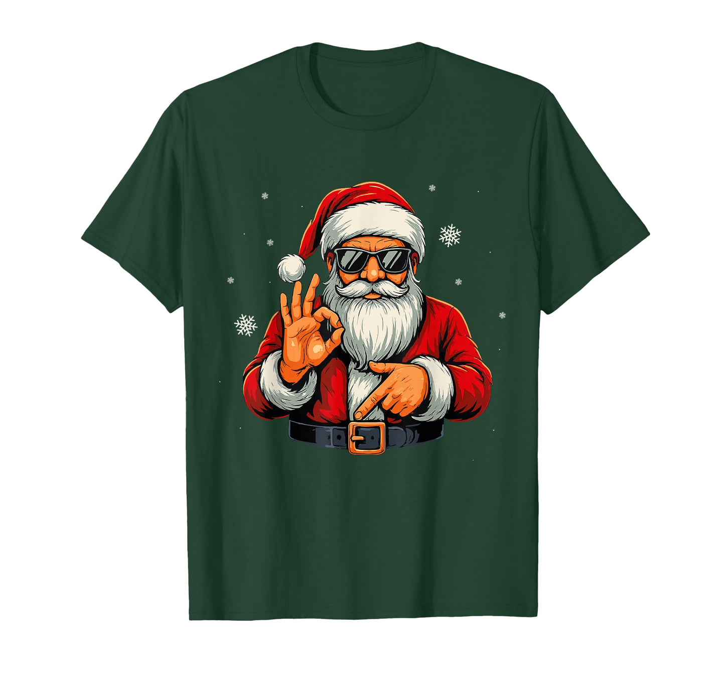 Funny Six Seven 6 7 Meme Santa Men Boys 67 Christmas T-Shirt