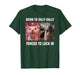 Born to Dilly Dally Forced to Lock in Cat Meme T-Shirt