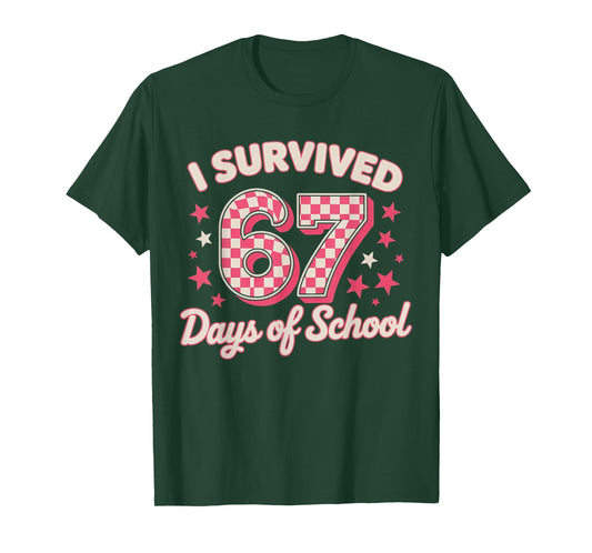 I Survived 67 Days of School T-Shirt