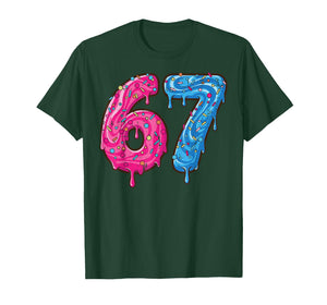 67 Costume Six Seven Meme Number 6 7 On It Youth Teen Boys T-Shirt