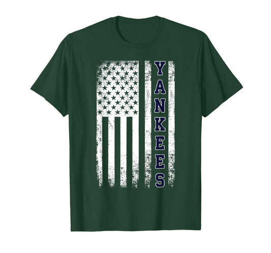 Vintage Yankees Retro Style 70s 80s First Name Personalized T-Shirt