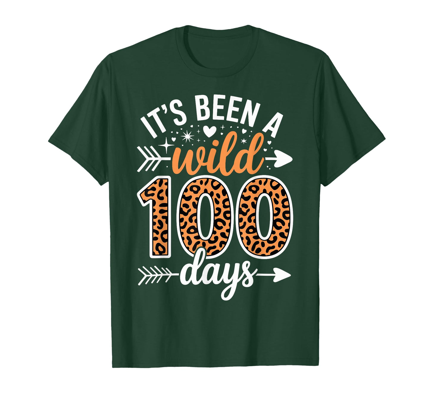 It's Been A Wild 100 Days Happy 100th Day of School Teacher T-Shirt