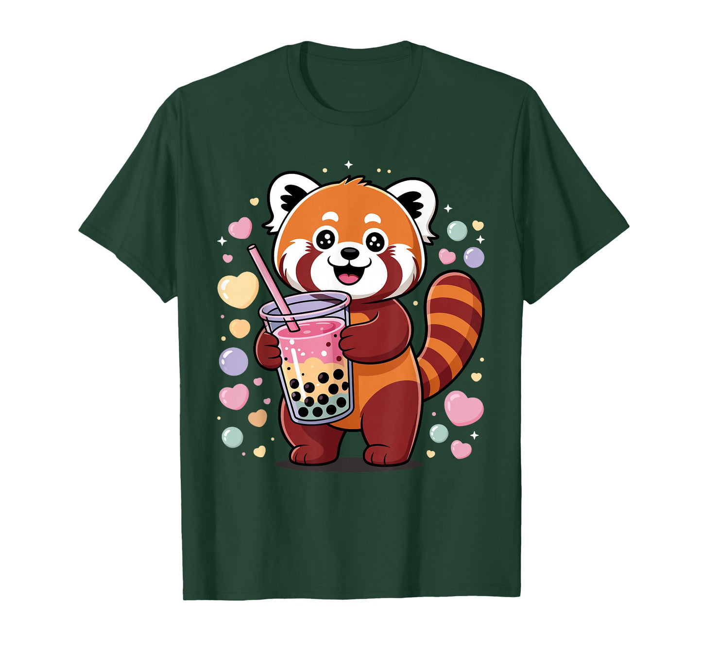 Cute Red Panda Design for Men Women Animal Red Panda Lover T-Shirt