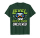 Level 100 Days of School Unlocked Gaming 100th Day Boys Kids T-Shirt