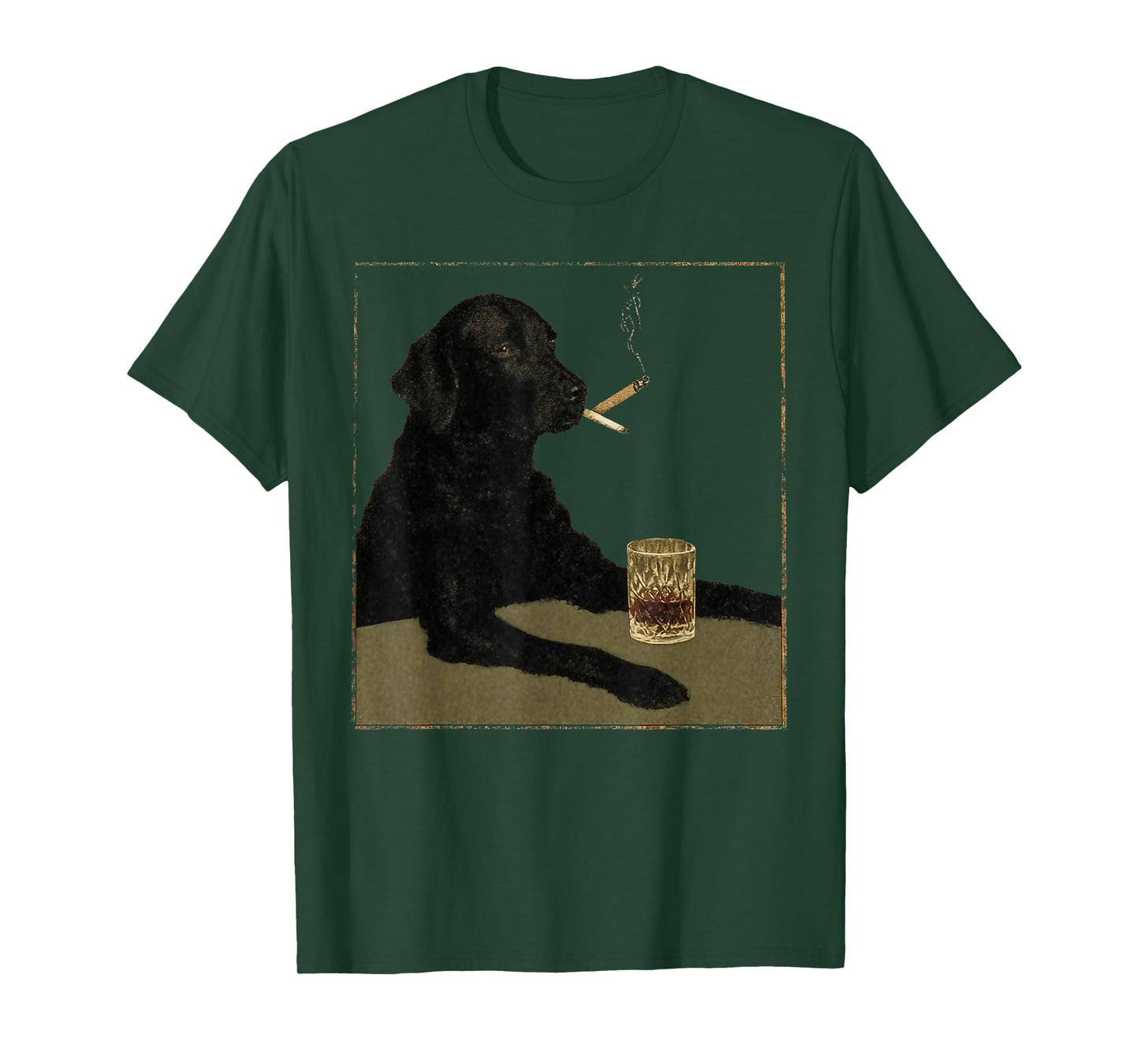 Funny Smoking Dog Meme Cigarette Gen Z Meme Dog Lover T-Shirt